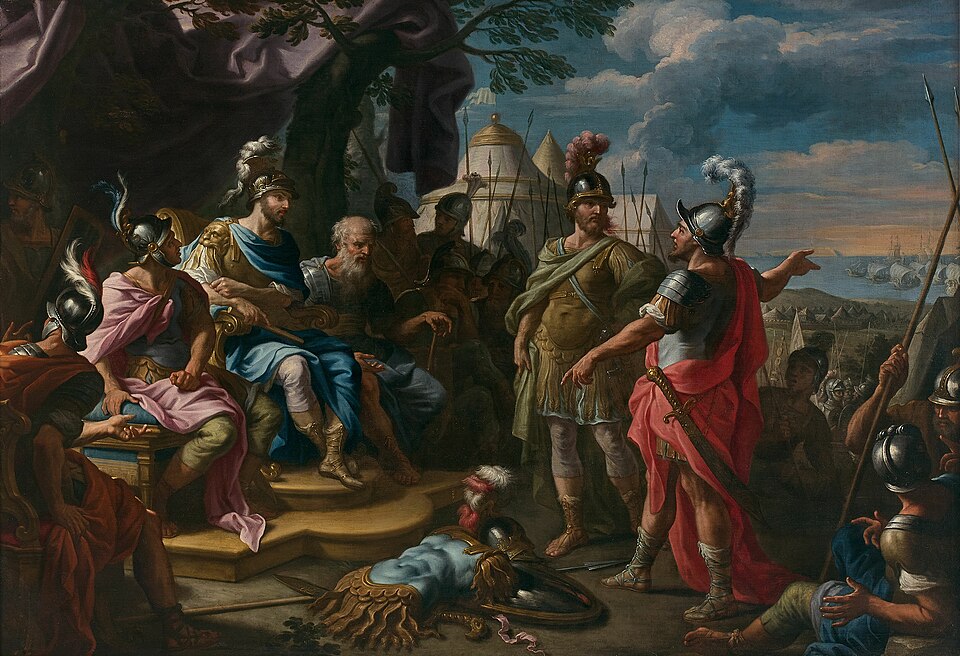File:The Argument between Ajax and Odysseus over Achilles' armour, by Agostino Masucci.jpg
