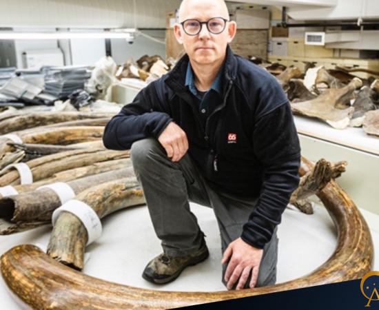 Dr. Matthew Wooller, leader of the Adopt a Mammoth project and Director of the Stable Isotope Facility at the University of Alaska Fairbanks. 