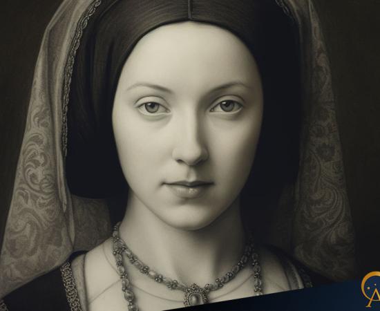 An AI image of Anne Boleyn, Queen of England.