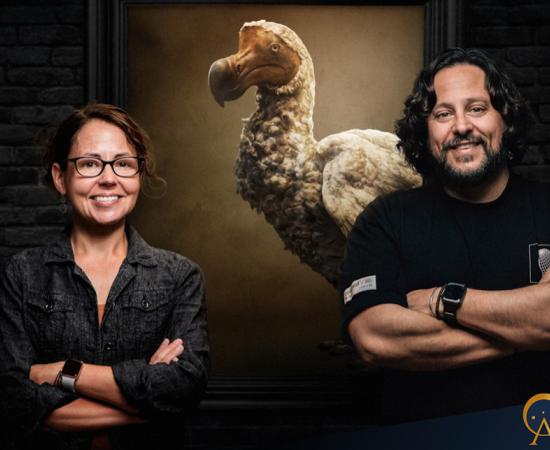Dr. Beth Shapiro, Chief Science Officer at Colossal Biosciences, and Ben Lamm, co-founder and CEO.