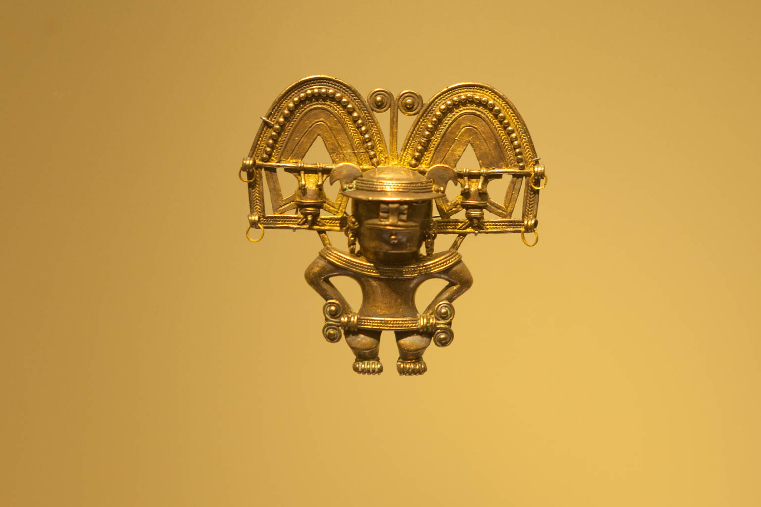 Anthropozoomorphus pendant- Museum of Gold, Bogota, Colombia