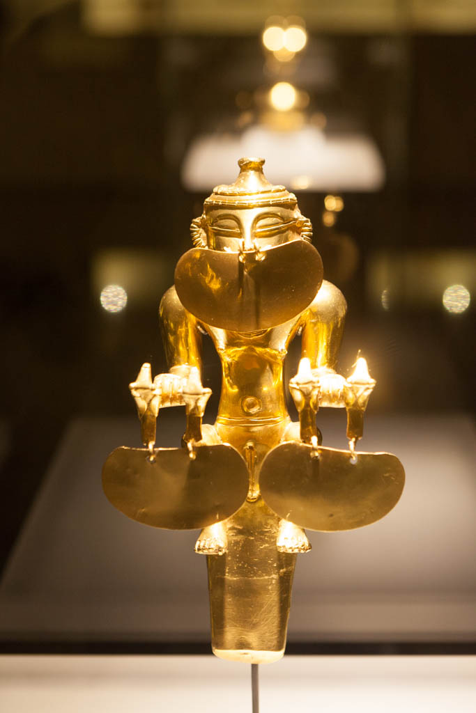 Gold Figurine - Museum of Gold, Bogota, Colombia
