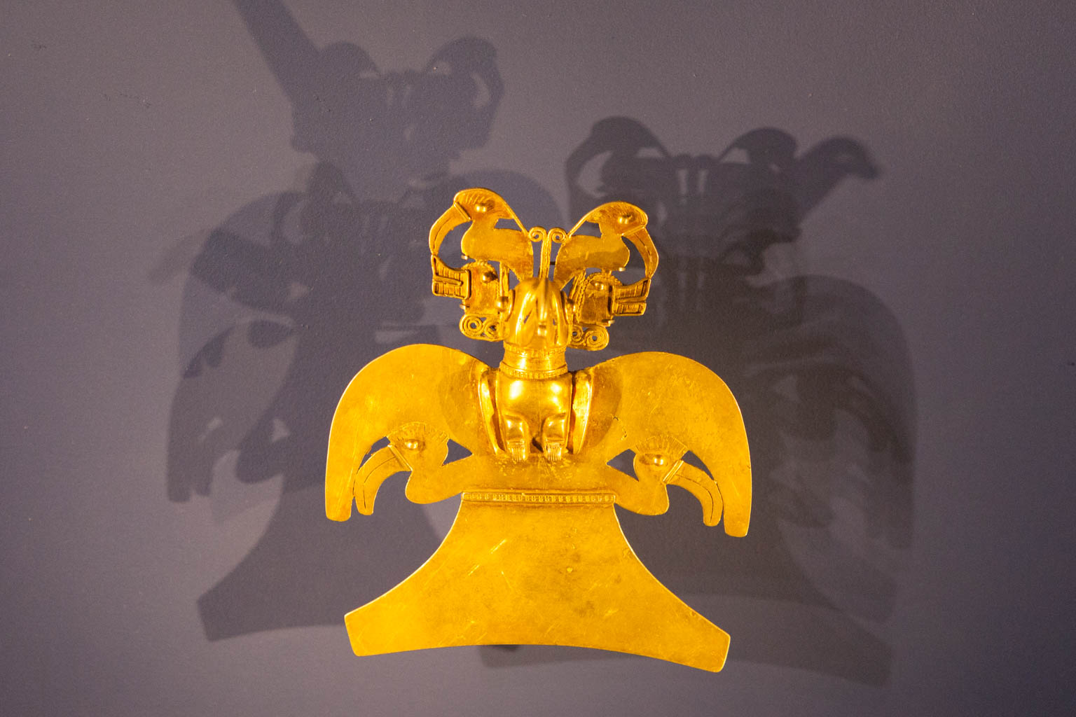 Anthropomorphus figure - Museum of Gold, Bogota, Colombia