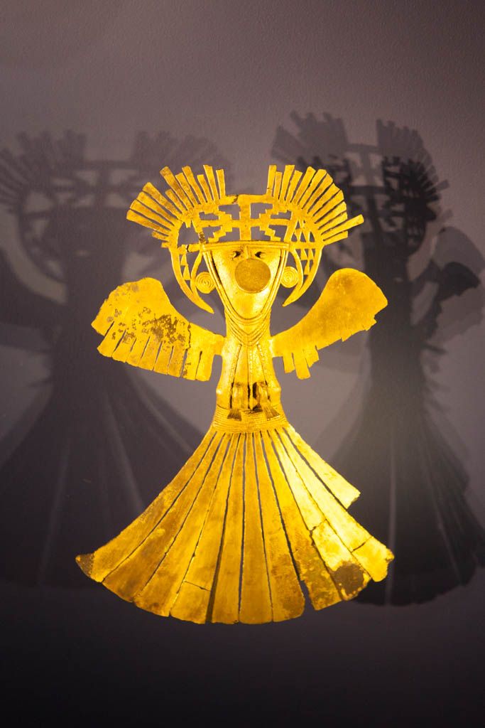 Anthropomorphus figure - Museum of Gold, Bogota, Colombia