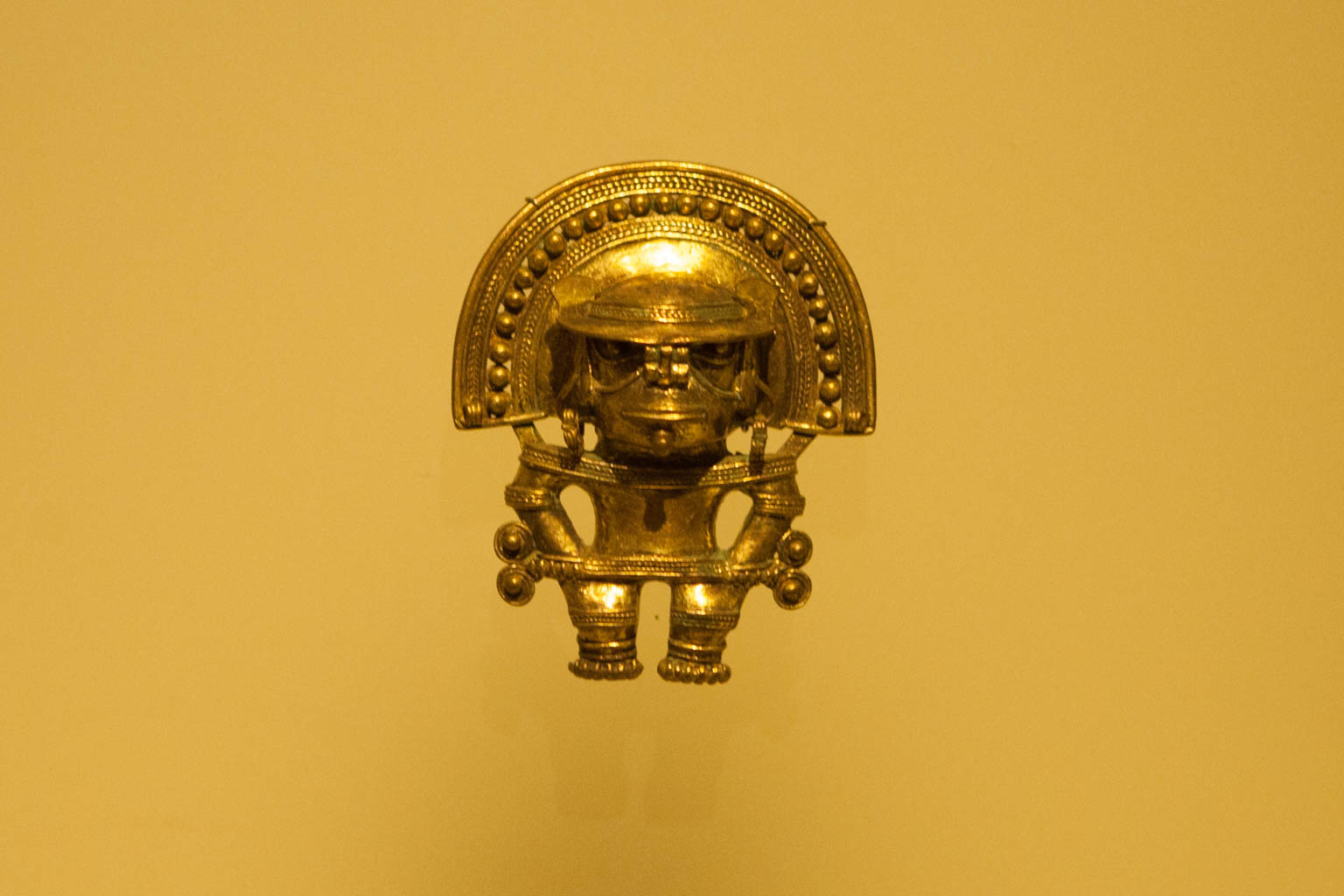 Anthropozoomorphus pendant- Museum of Gold, Bogota, Colombia