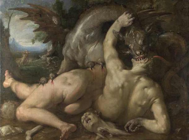 Depiction of a dragon from 1588. (Public domain)