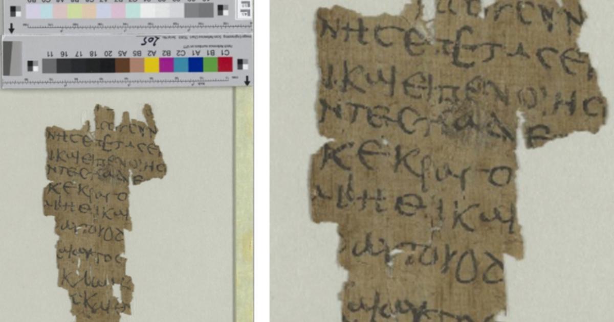 Earliest Manuscript of Gospel about Jesus's Childhood Discovered
