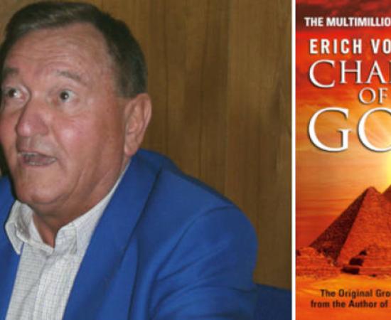Erich von Daniken, and his first book, Chariots of the Gods.