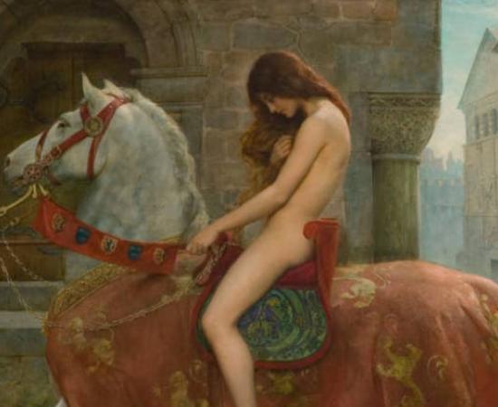 Artist John Collier’s 1897 oil painting of Lady Godiva