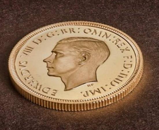 Henry VIII sovereign.	Source: Royal Mint