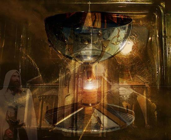 Artist’s interpretation of the holy grail. 