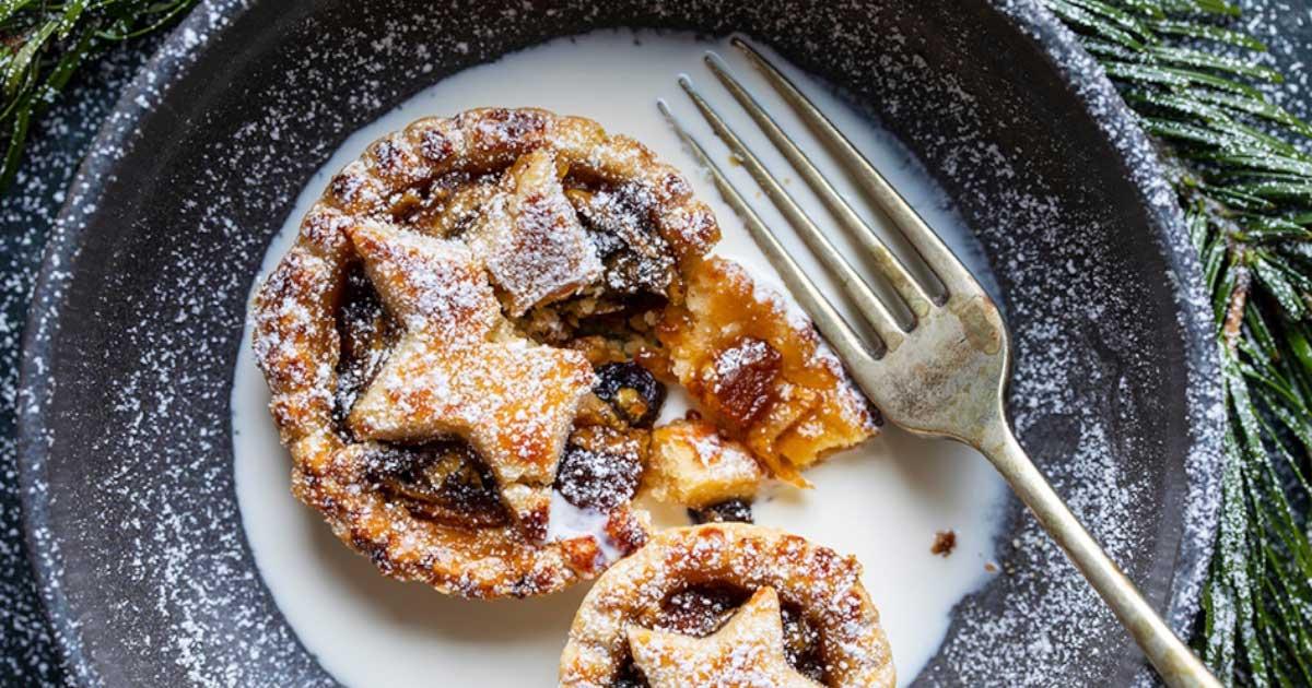 Traditional mince pies.