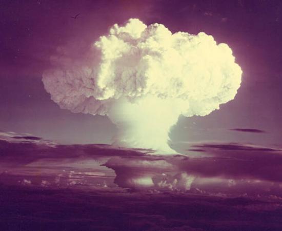 "Ivy Mike" atmospheric nuclear test - November 1952. 