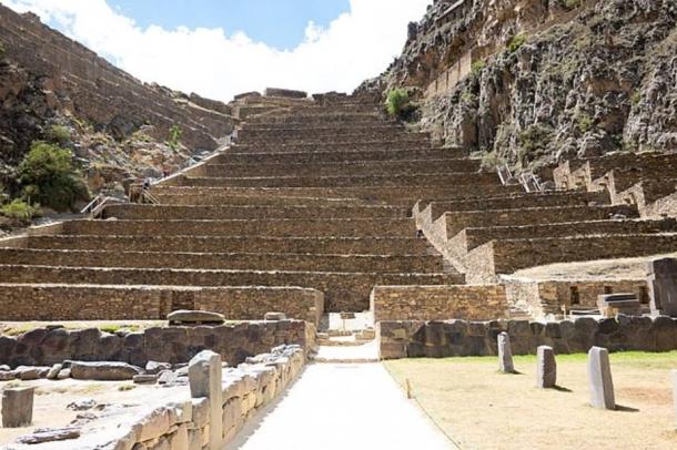 Inca Andenes at Ollantaytambo