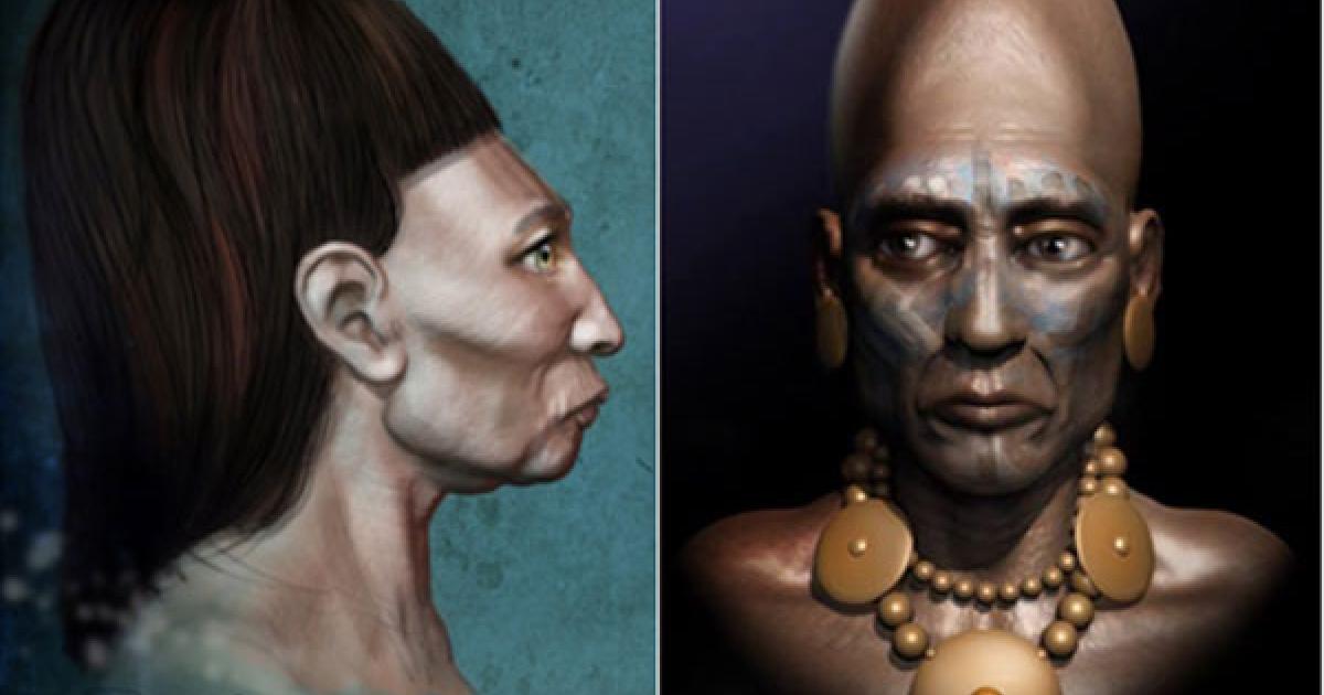 Artistic representations of the Paracas people. Credit: Marcia K. Moore