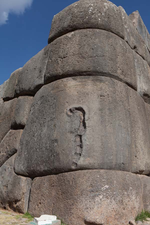 The walls of Saksaywaman, Cusco, Peru.