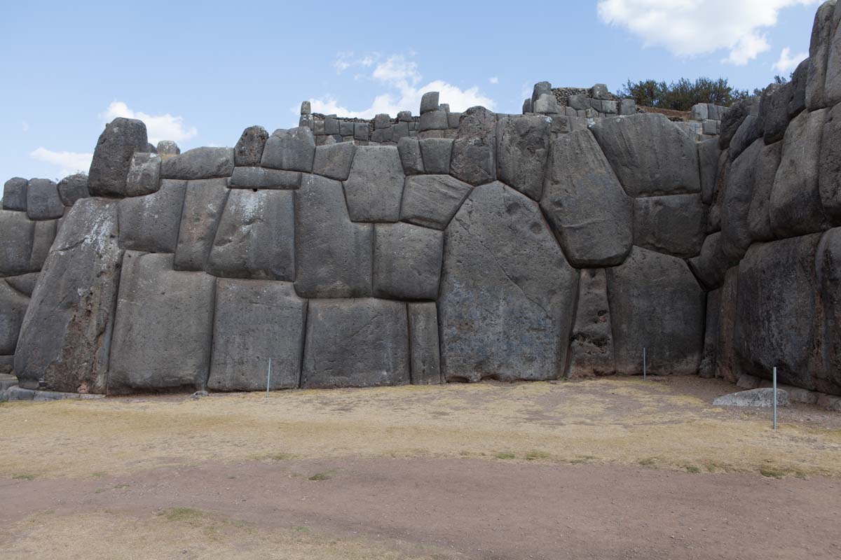 The walls of Saksaywaman, Cusco, Peru.