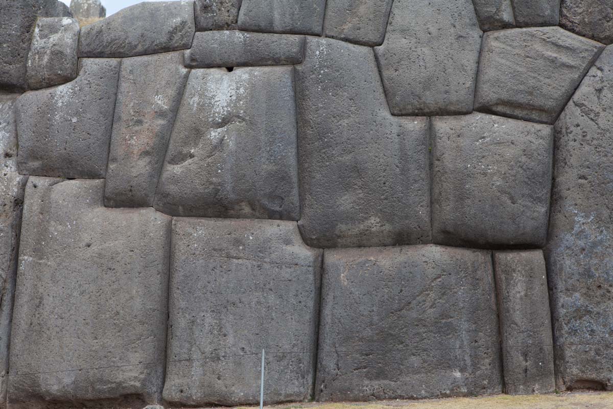 The walls of Saksaywaman, Cusco, Peru.