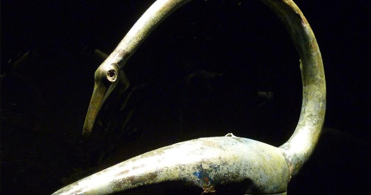 Swan helmet