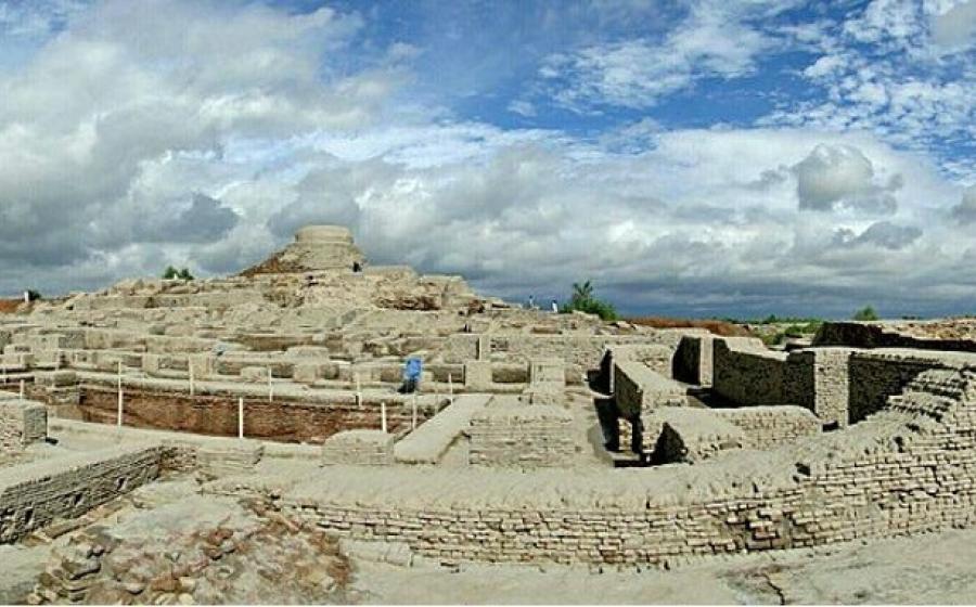 Excavated ruins of Mohenjo-daro, Pakistan