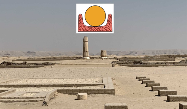 View from the Small Aten Temple at Amarna,